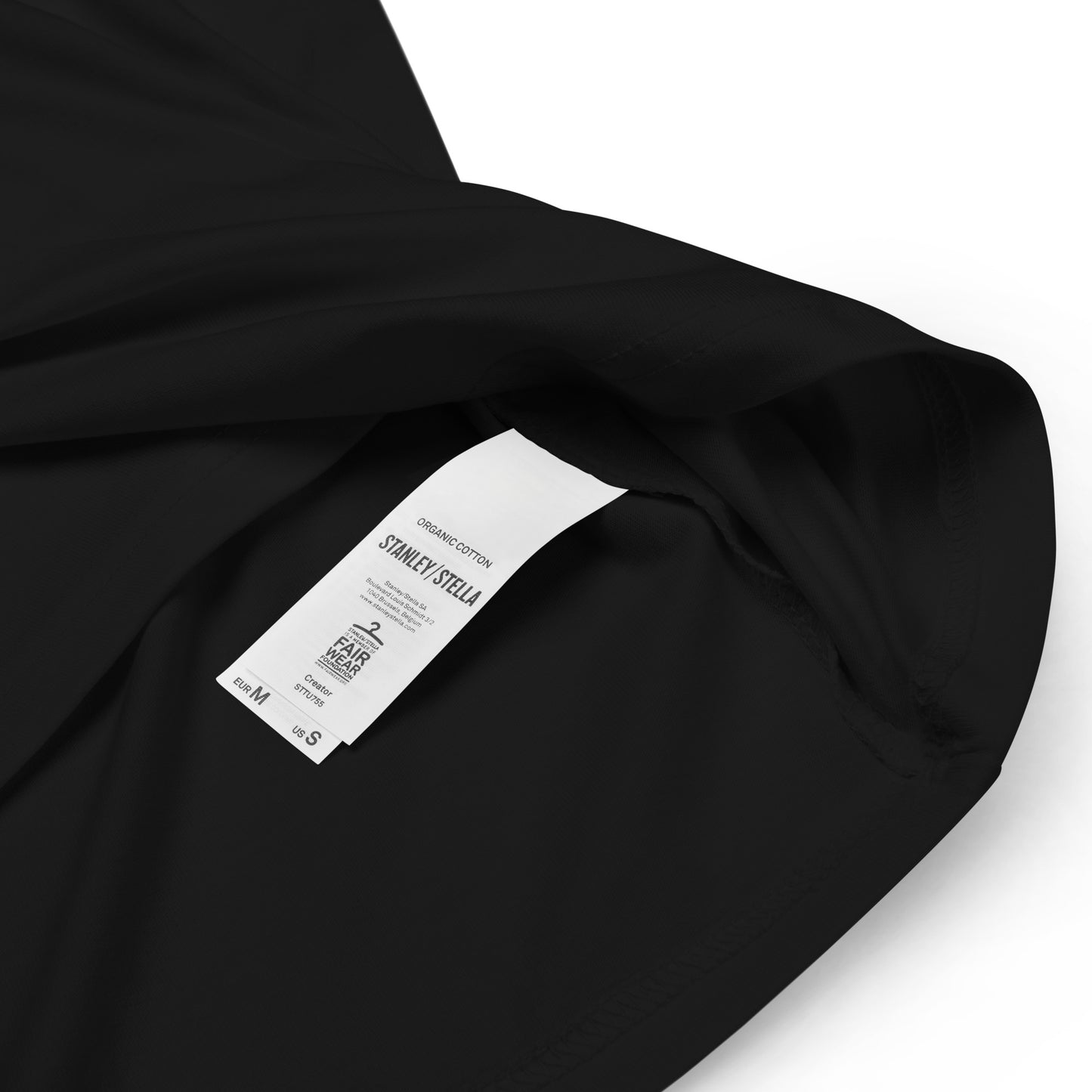 "The Coeliac - A short Story" - Unisex 100% Organic Cotton T-shirt | Black with White Text | For Men and Women | Tag