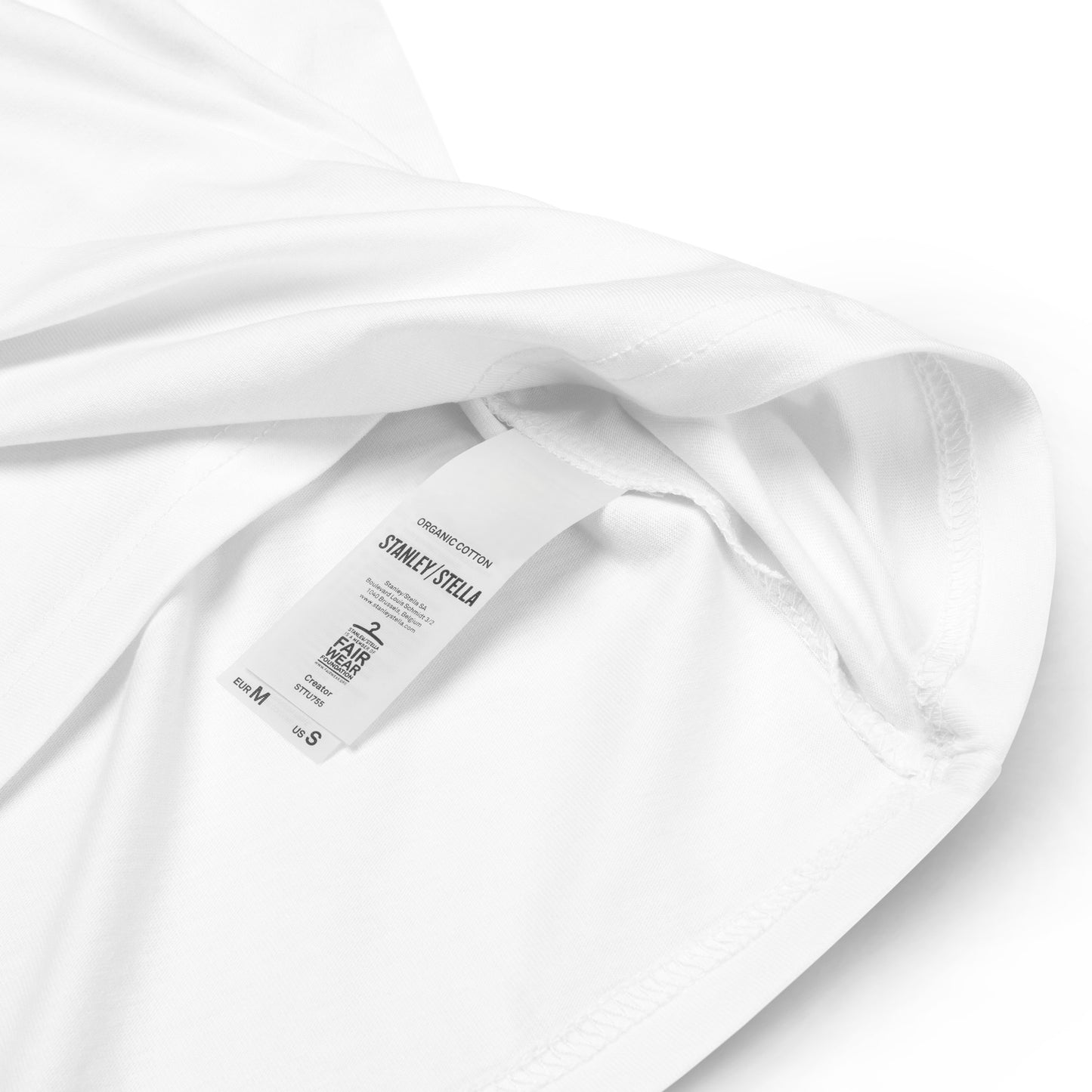 "The Coeliac - A short Story" - Unisex 100% Organic Cotton White T-shirt | White with Black Text | For Men and Women | Tag